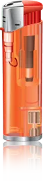 Spark electronic clear body led lighter